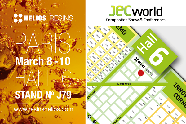 Helios Resins Paris JEC world 2016 Composites Show and Conferences